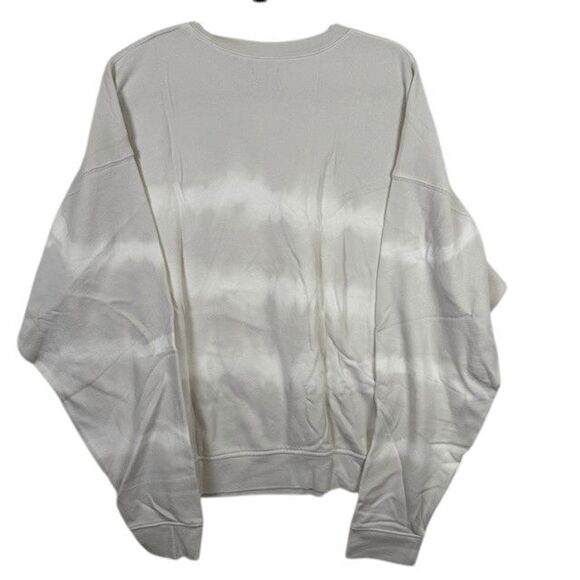 NEW! WSLY x Bandier Ecosoft classic Crewneck Sweatshirt Stone Tie Dye Size 2XL - Picture 5 of 12
